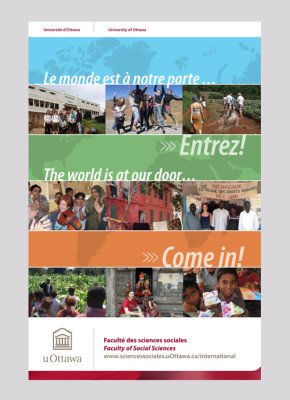 Le monde est à notre porte/The world is at our door poster