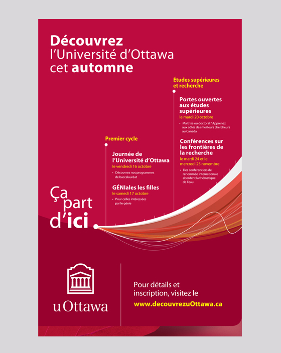 Découvrez l'Université d'Ottawa cet automne